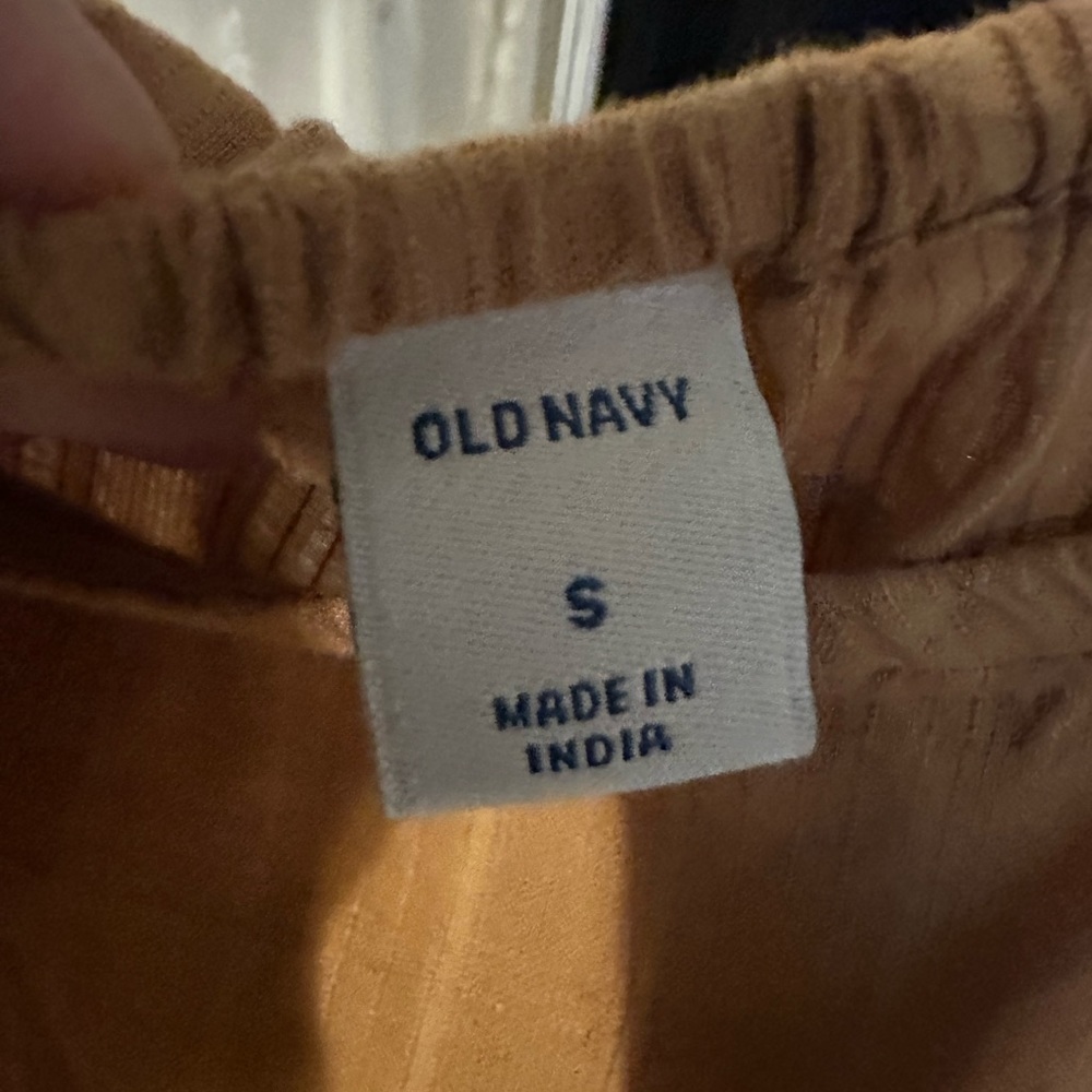 Tan cotton dress